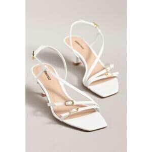 Lola Cruz Asymmetrical Buckle Heels - New EU 39 (8.5-9.0 US)